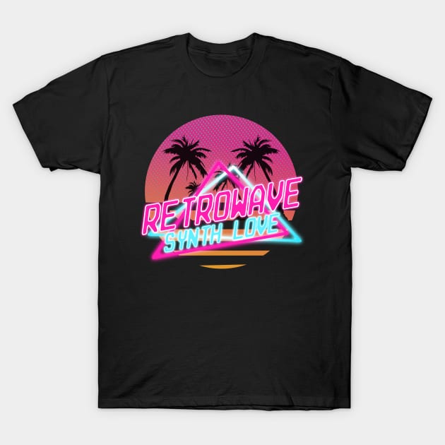 Vaporwave Aesthetic Style 80s Synthwave Retro T-Shirt by Kuehni